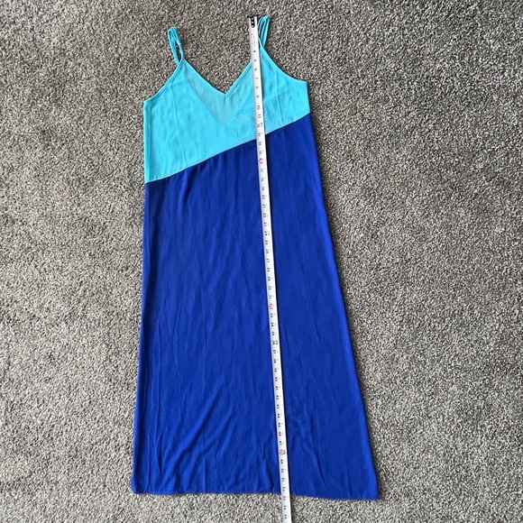 Lulu's Blue and Teal Swim Coverup Size M - Picture 7 of 10